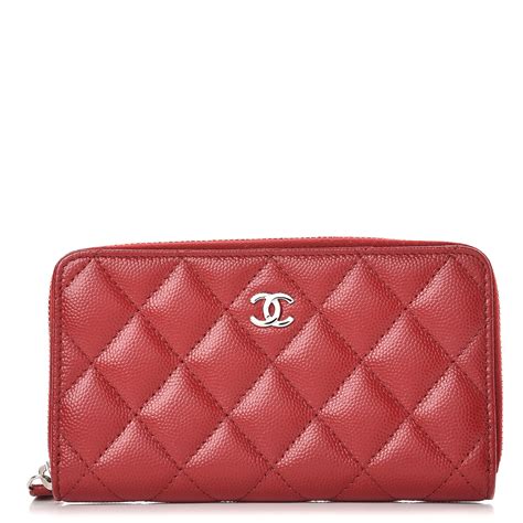 chanel zip wallet small|chanel caviar small wallet price.